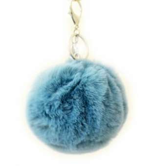 Брелок YES з пушком “Blue Fluffy”